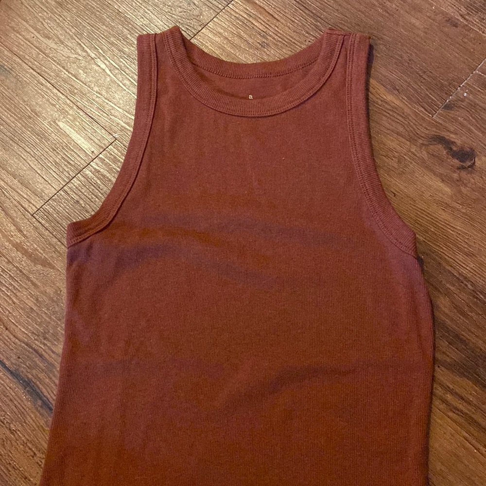A New Day Ribbed Tank - M